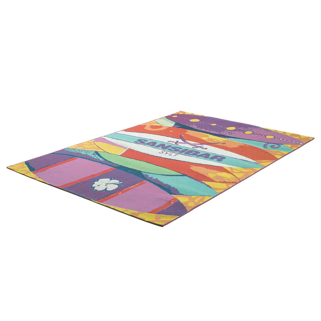 In-/Outdoorteppich Rantum Beach 020 Multicolor Microfaser 120