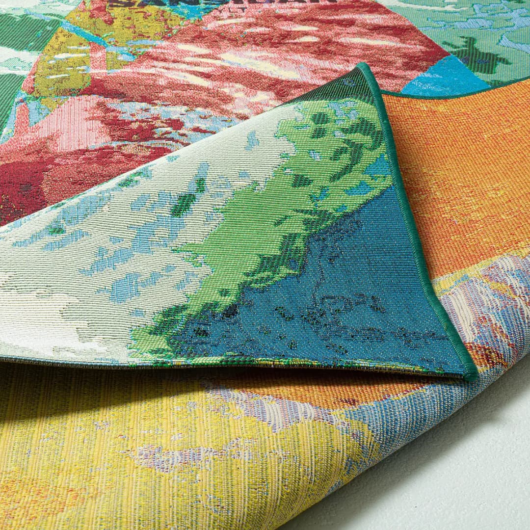 In-/Outdoorteppich Rantum Beach 024 Multicolor Microfaser