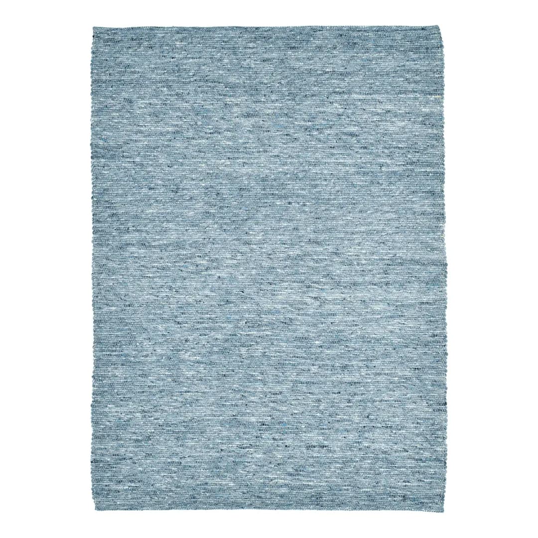 Wollteppich Hörnum | Blau