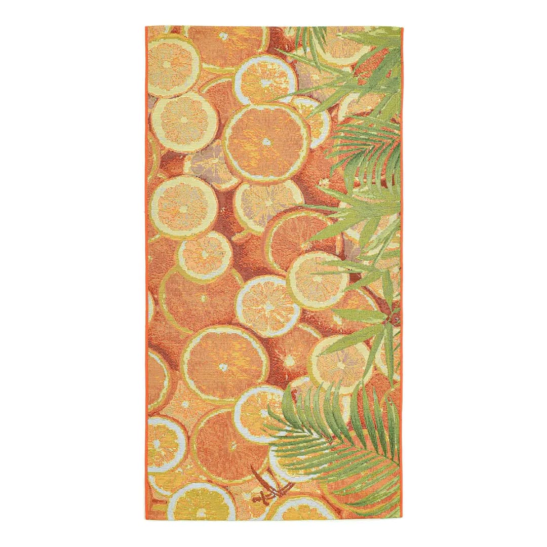 In-/Outdoorteppich Rantum Beach 001 | Orange