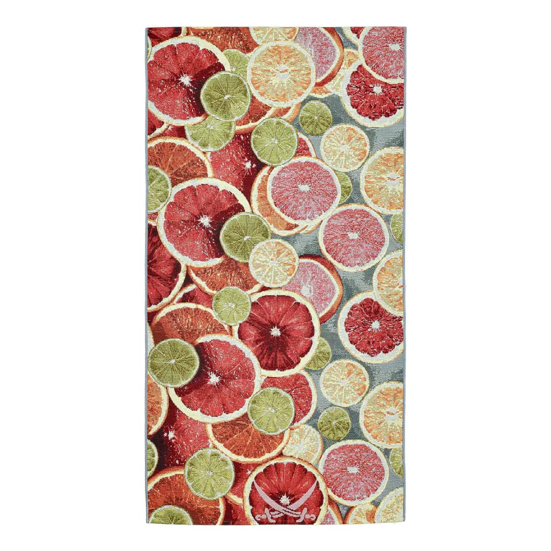 Rantum Beach 003 Teppich | Orange