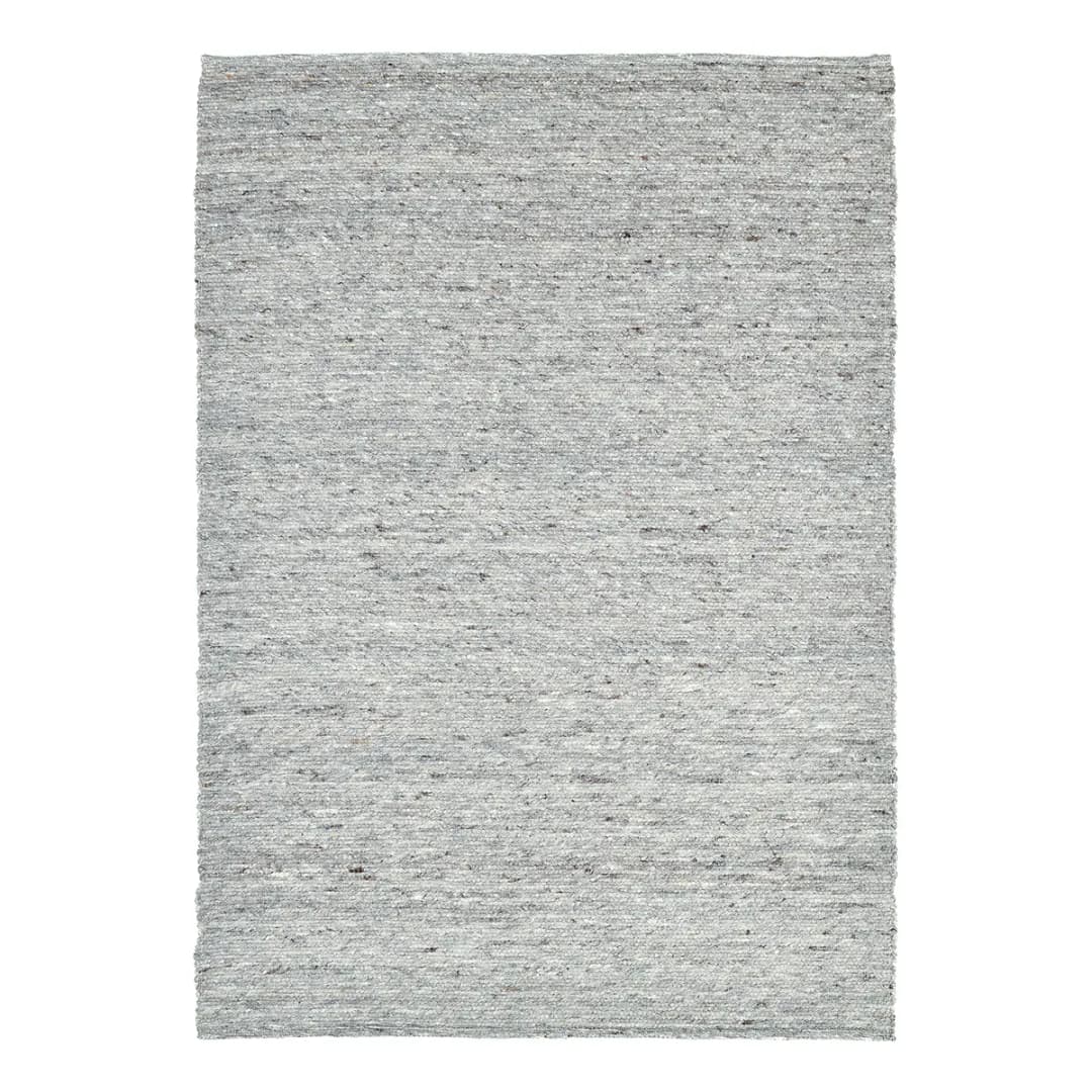 Wollteppich Hörnum Grau/Grau 190 x 250cm Wolle | Grau