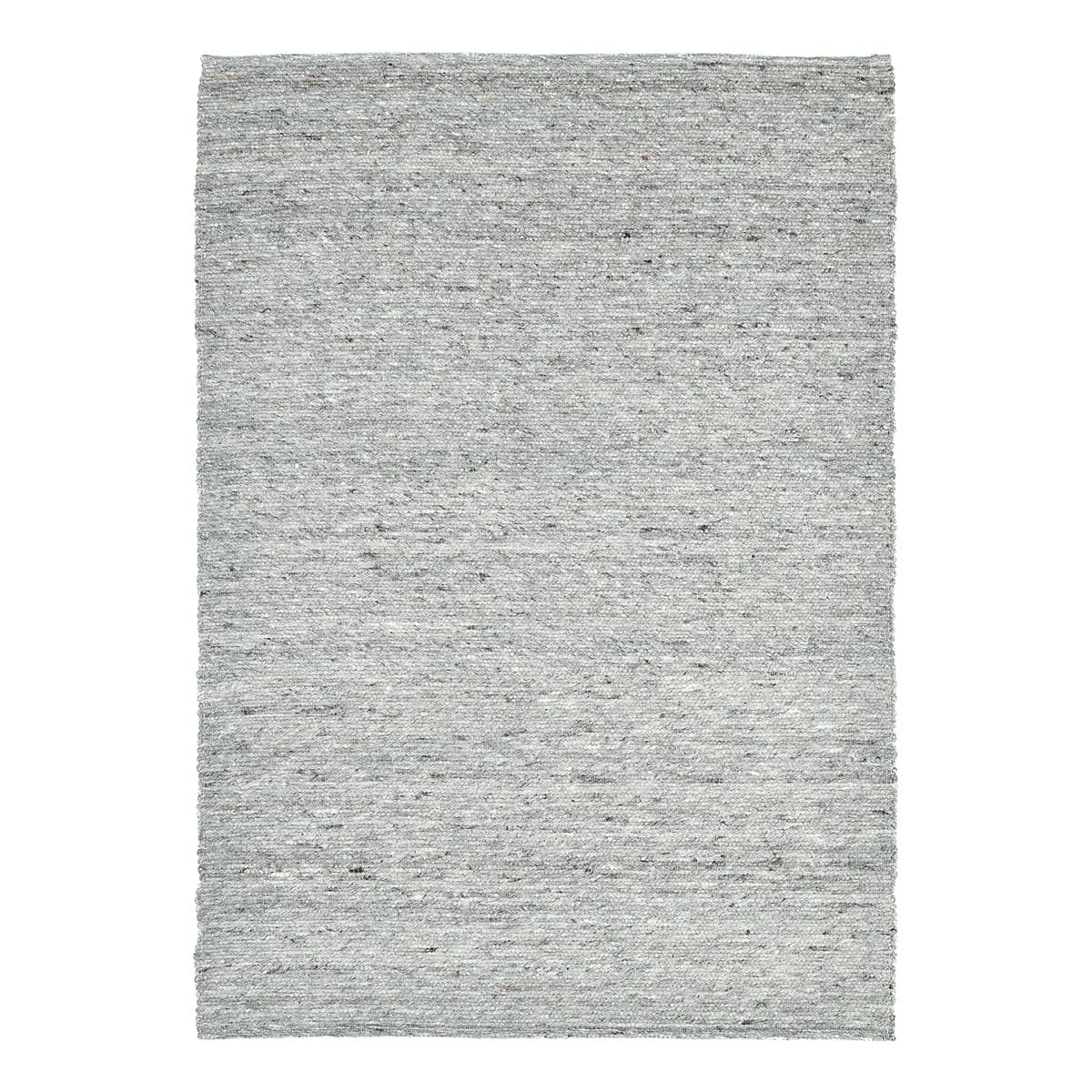Wollteppich Hörnum Grau/Grau 190 x 250cm Wolle | Grau