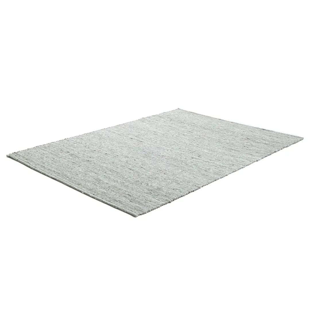 Wollteppich Hörnum Grau/Grau 190 x 250cm Wolle | Grau
