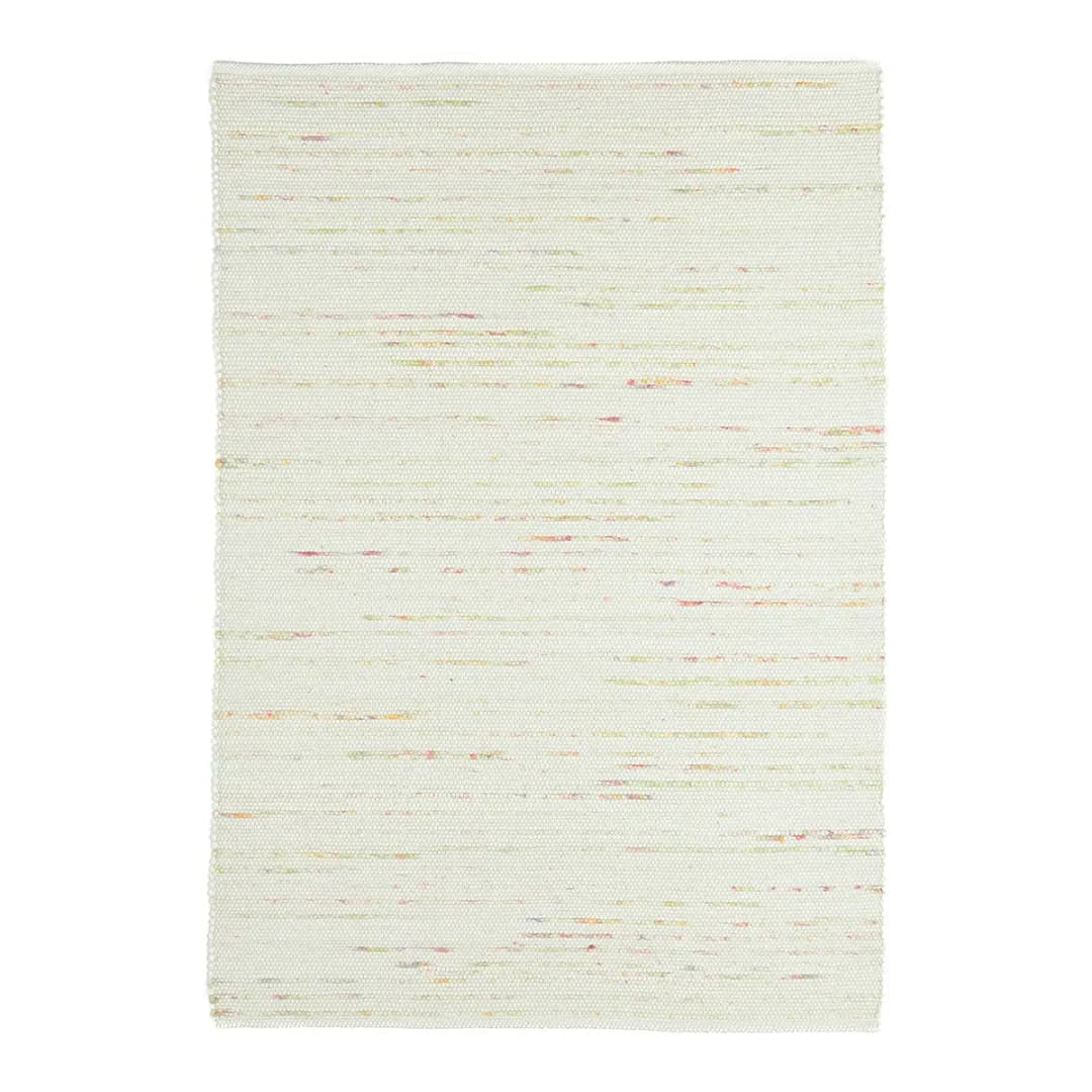 Wollteppich Hörnum Multicolor/Pastellgelb 70 x 140cm | Mehrfarbig