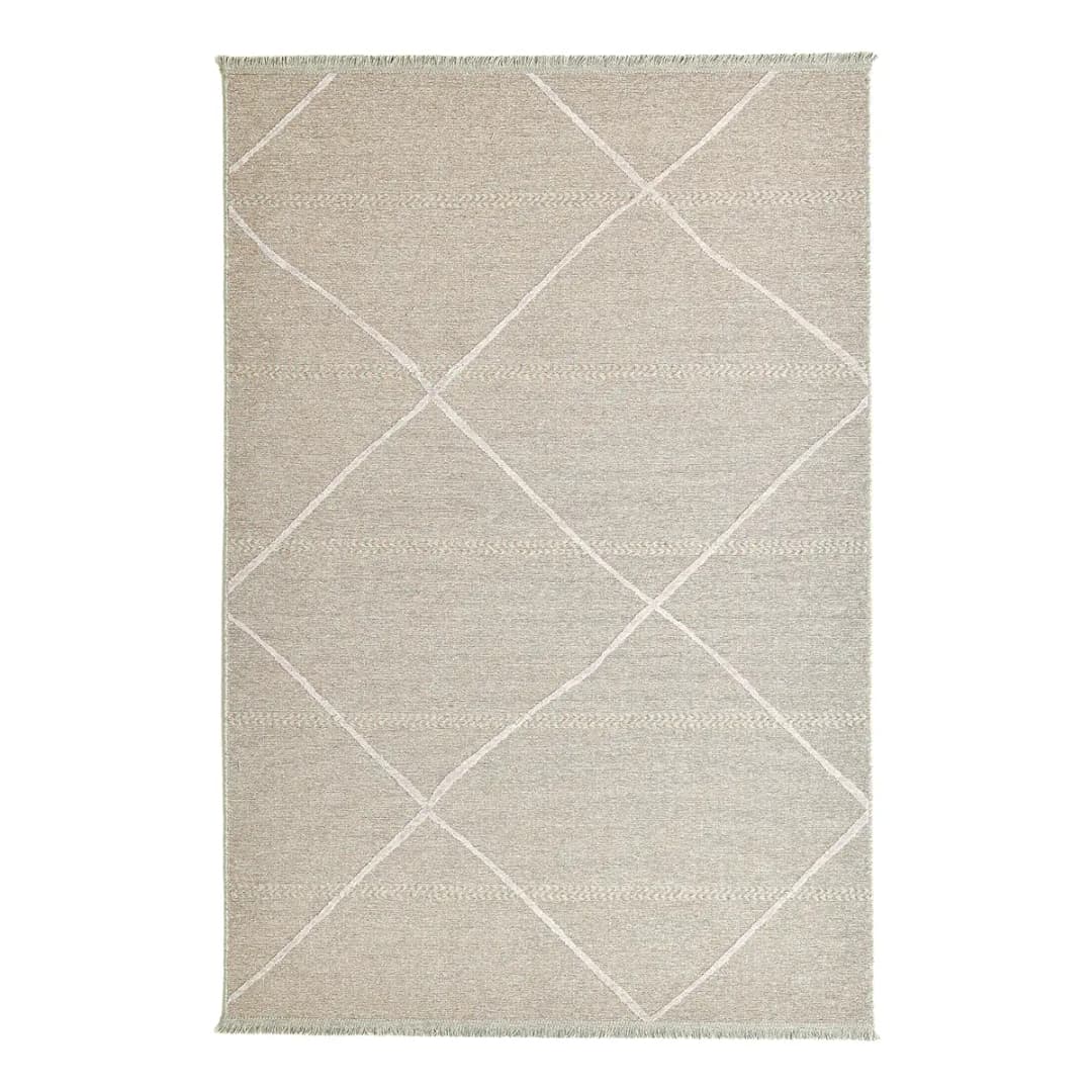 Kurzflorteppich Braderup | Beige