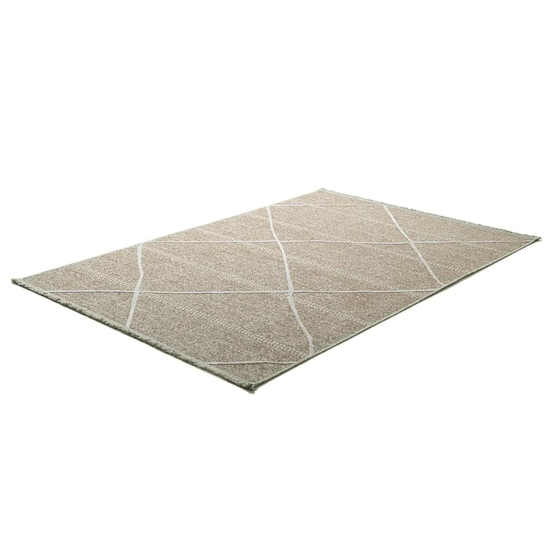 Kurzflorteppich Braderup | Beige
