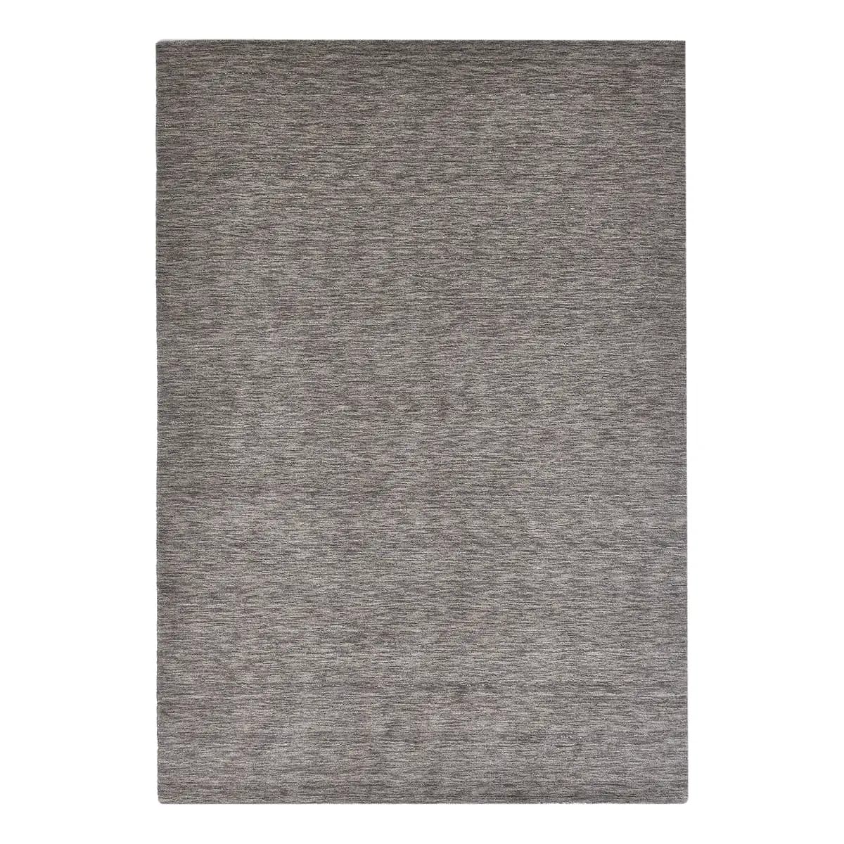 Wollteppich List Grau/Grau 140 x 200cm | Grau