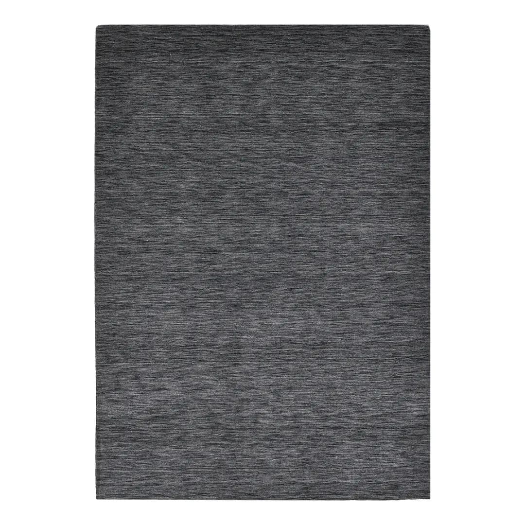 Wollteppich List Grau/Dunkelgrau 170 x 240cm | Grau