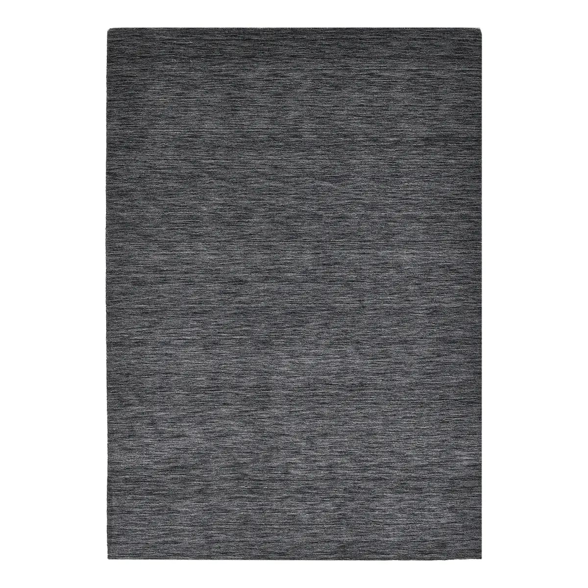 Wollteppich List Grau/Dunkelgrau 170 x 240cm | Grau