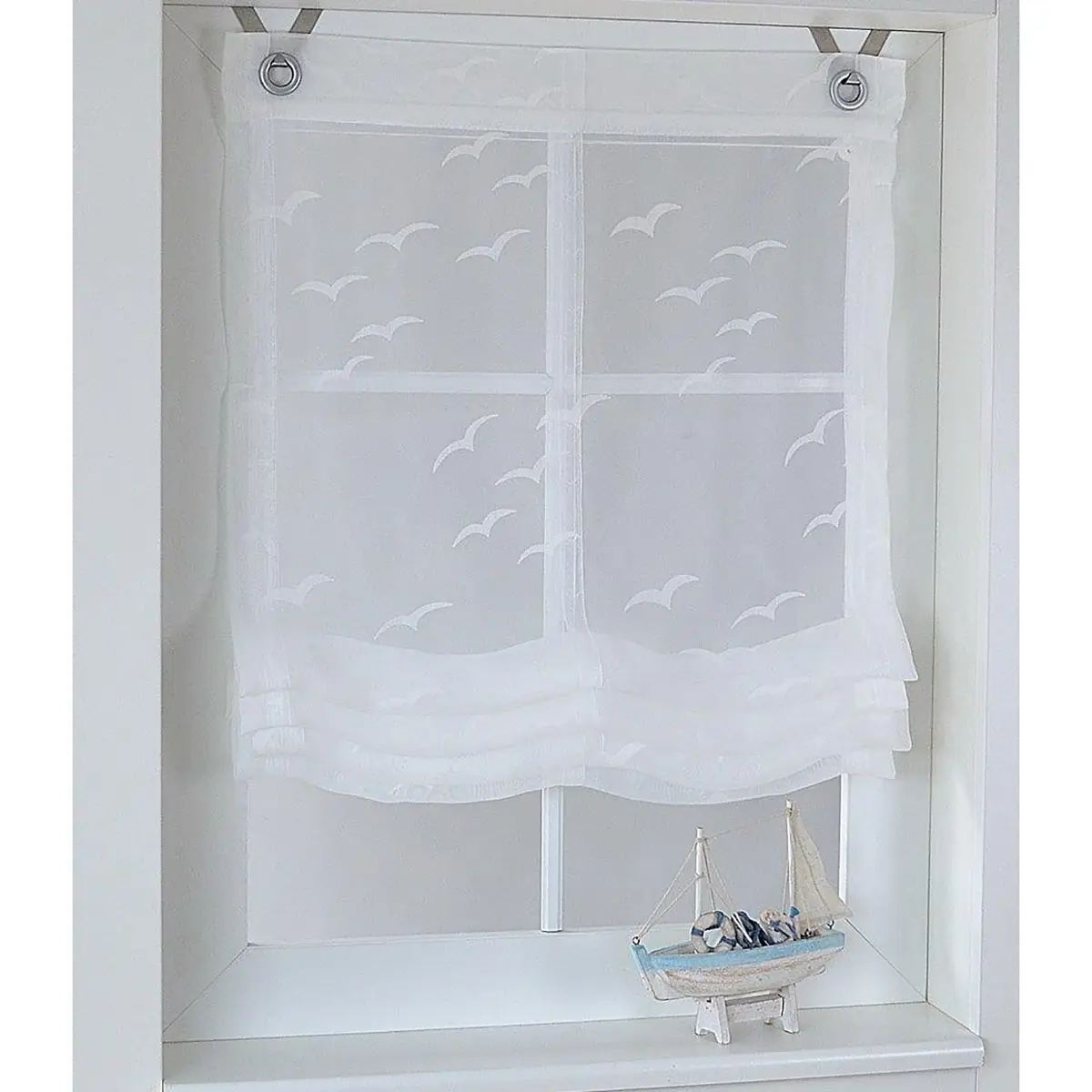 Raffrollo Seabird | Transparent