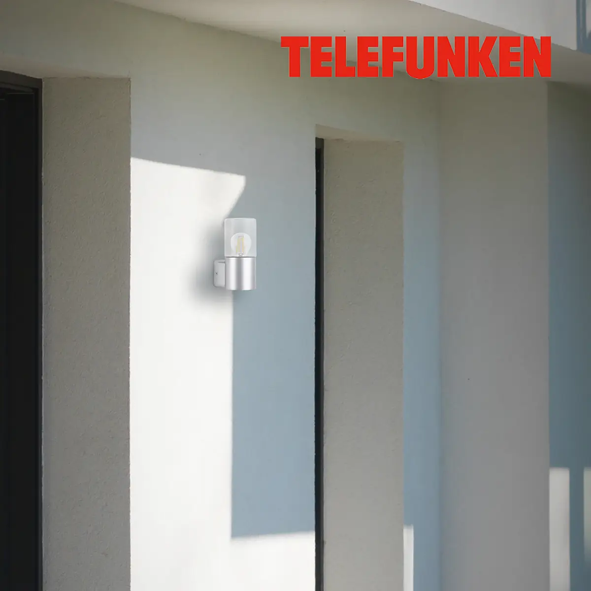 Außenwandleuchte Ampolo | Silber