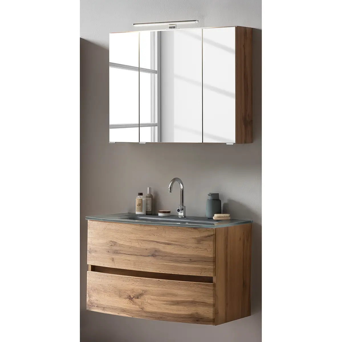 Badezimmerset IV | Braun