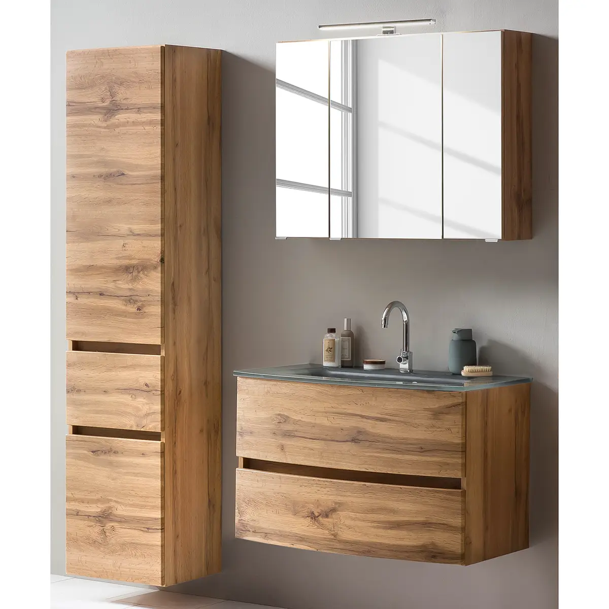 Badezimmerset VIII | Braun