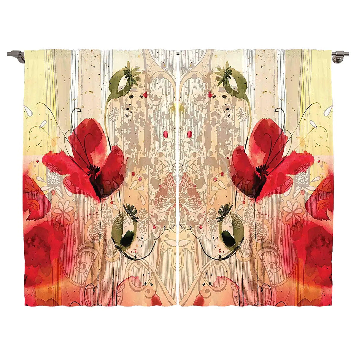 Fertiggardine Blume III | Mehrfarbig