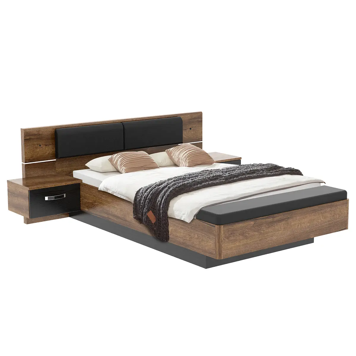 Bettanlage Asperen 140 x 190cm | Braun
