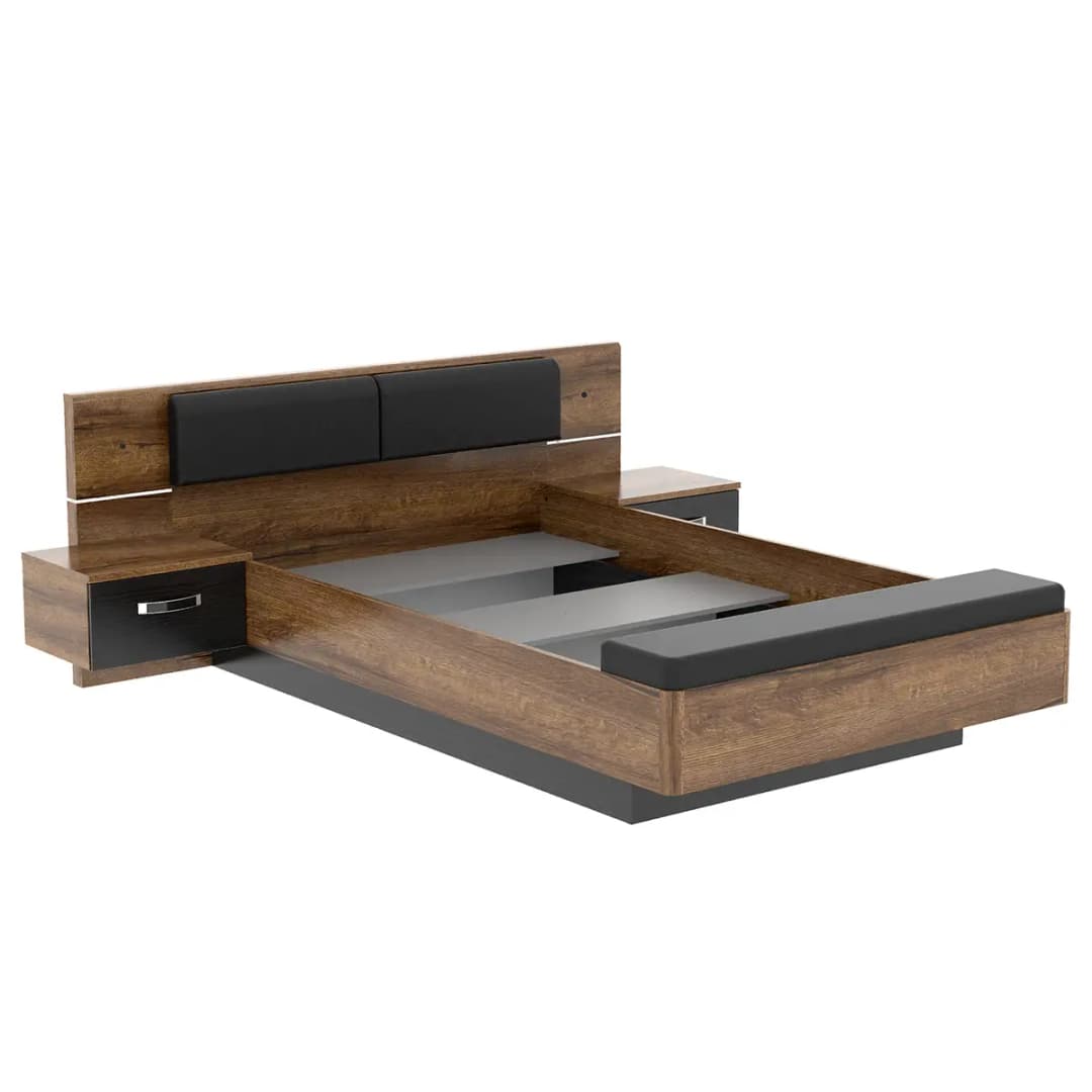 Bettanlage Asperen 140 x 190cm | Braun