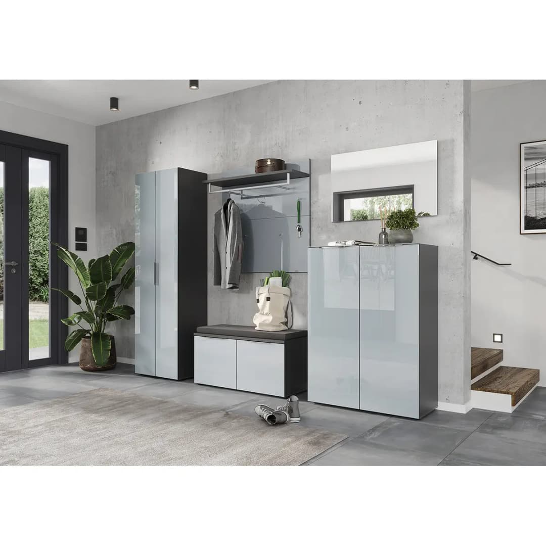 Garderobenschrank | Grau