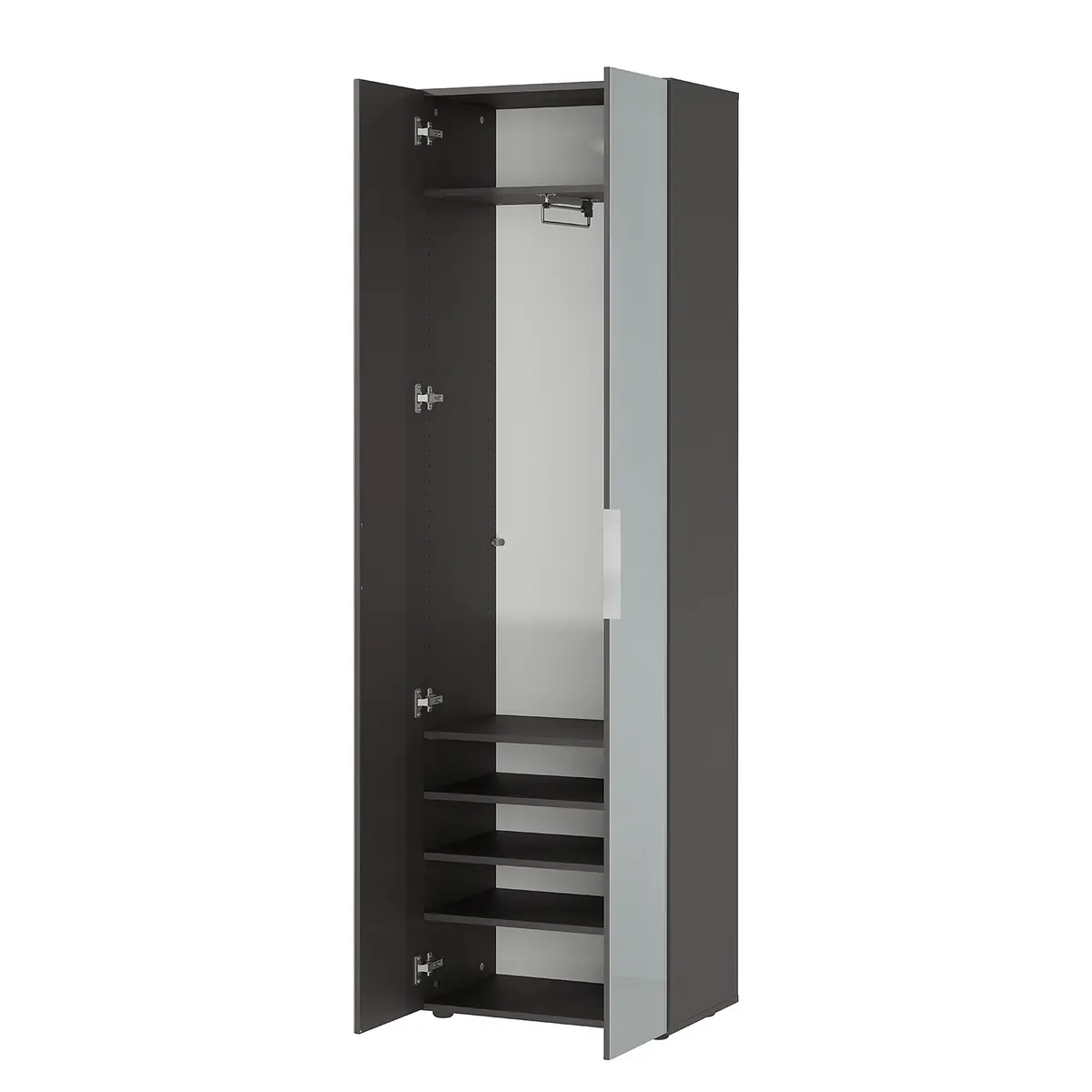 Garderobenschrank | Grau