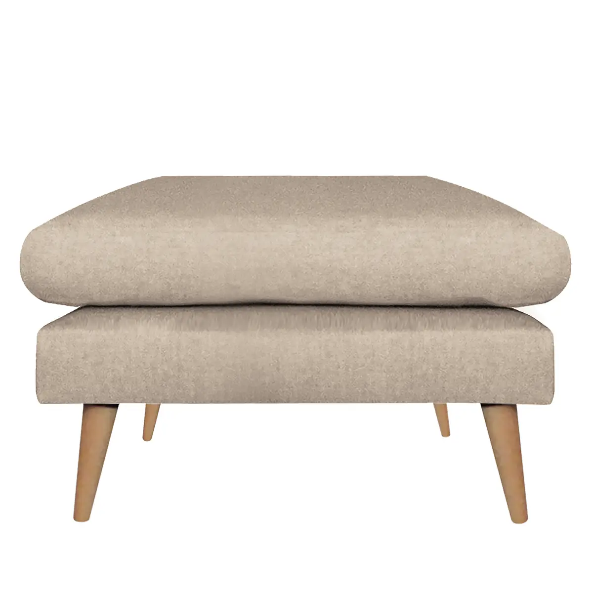 Polsterhocker Kayena | Beige