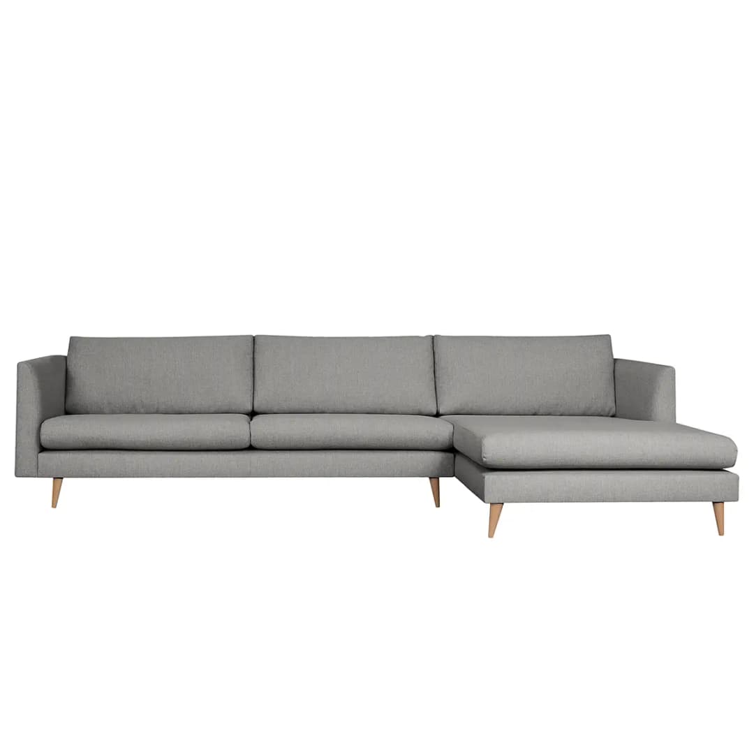 Ecksofa Kayena | Grau