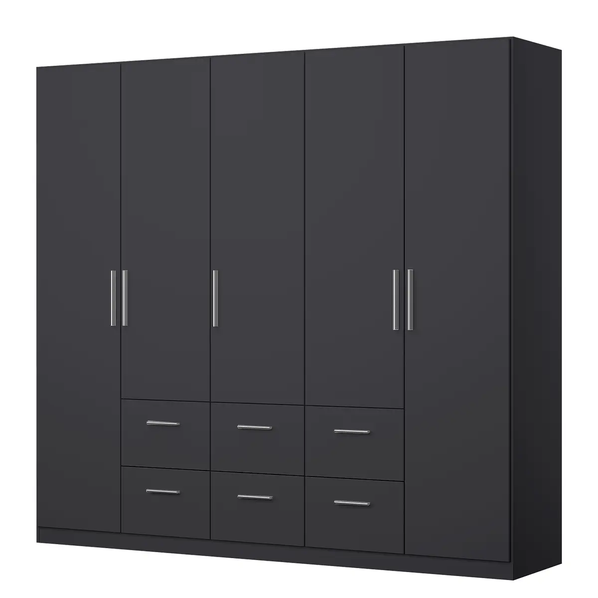 Drehtürenschrank II | Grau