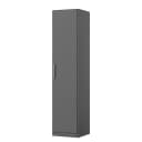 Drehtürenschrank V 47 x 197cm Grau/Graumetallic | Grau