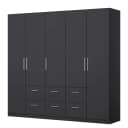 Drehtürenschrank II | Grau