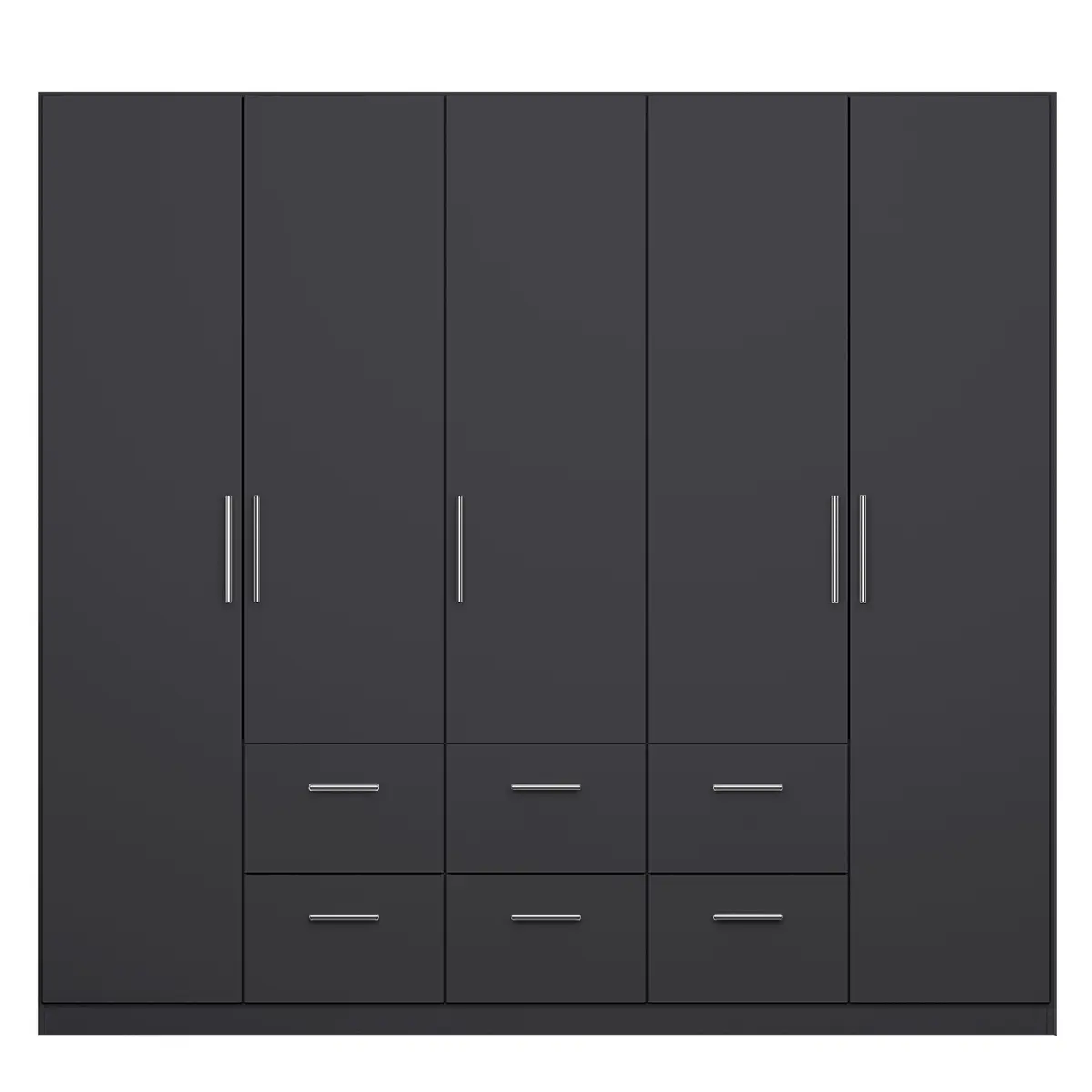 Drehtürenschrank II | Grau