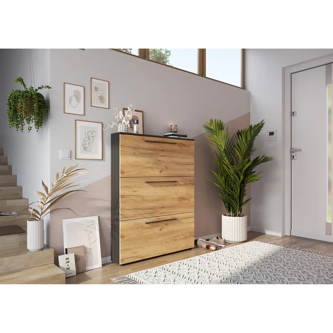 Schuhkipper 129cm Braun/Graphit | Braun
