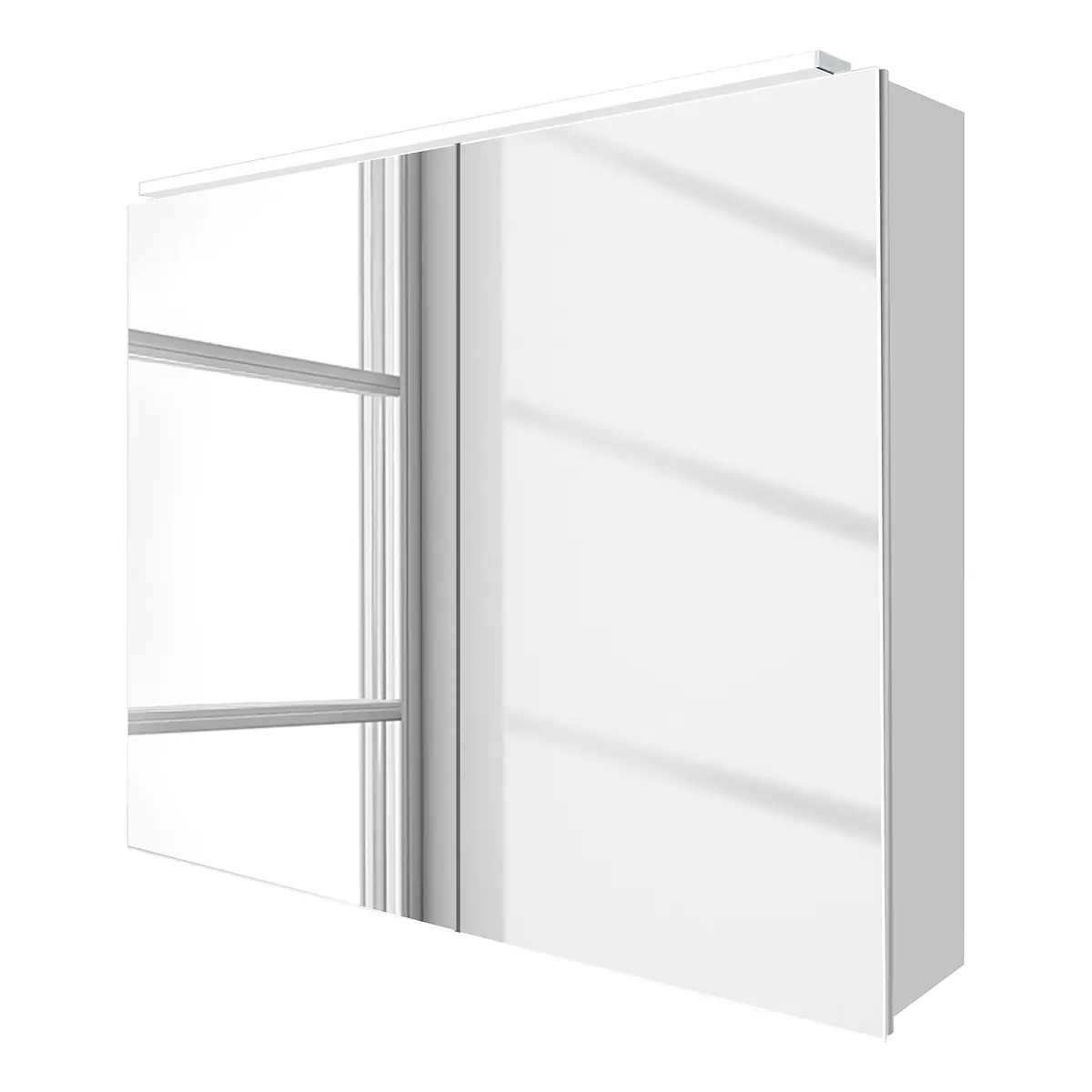 Spiegelschrank | Silber