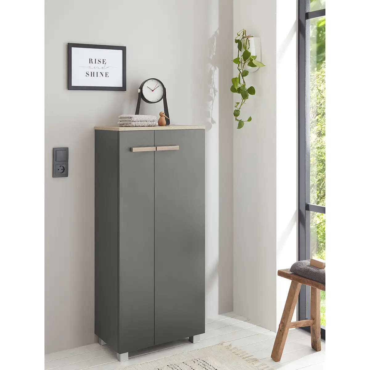 Midischrank | Grau