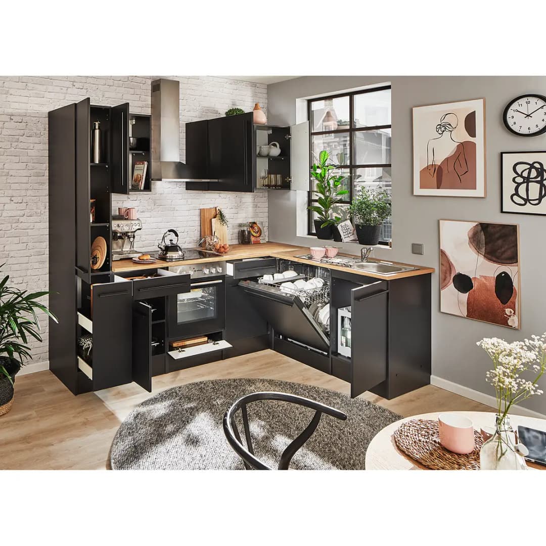 Apothekerschrank | Schwarz