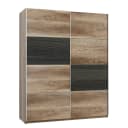 Schwebetürenschrank Leisi | Braun
