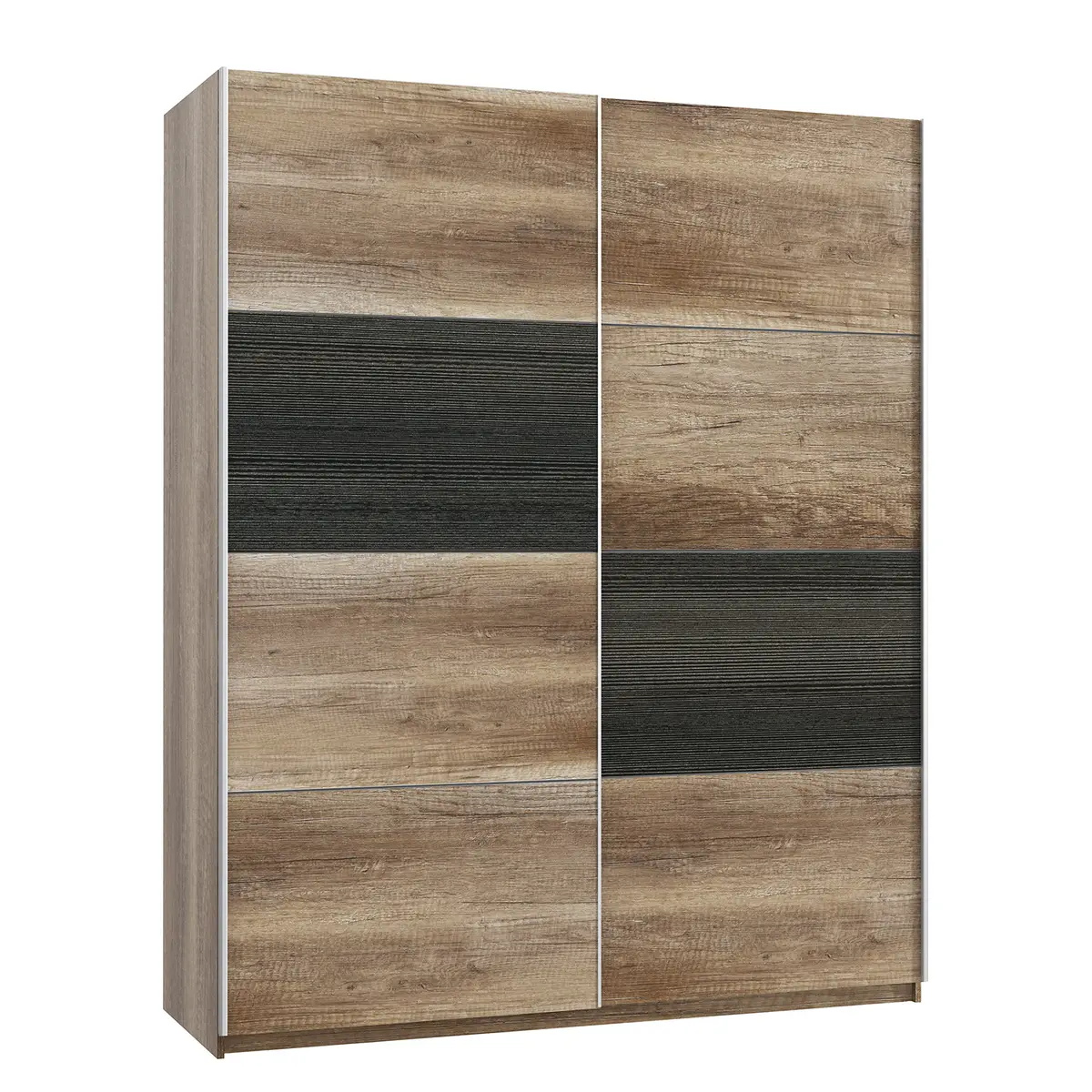 Schwebetürenschrank Leisi | Braun
