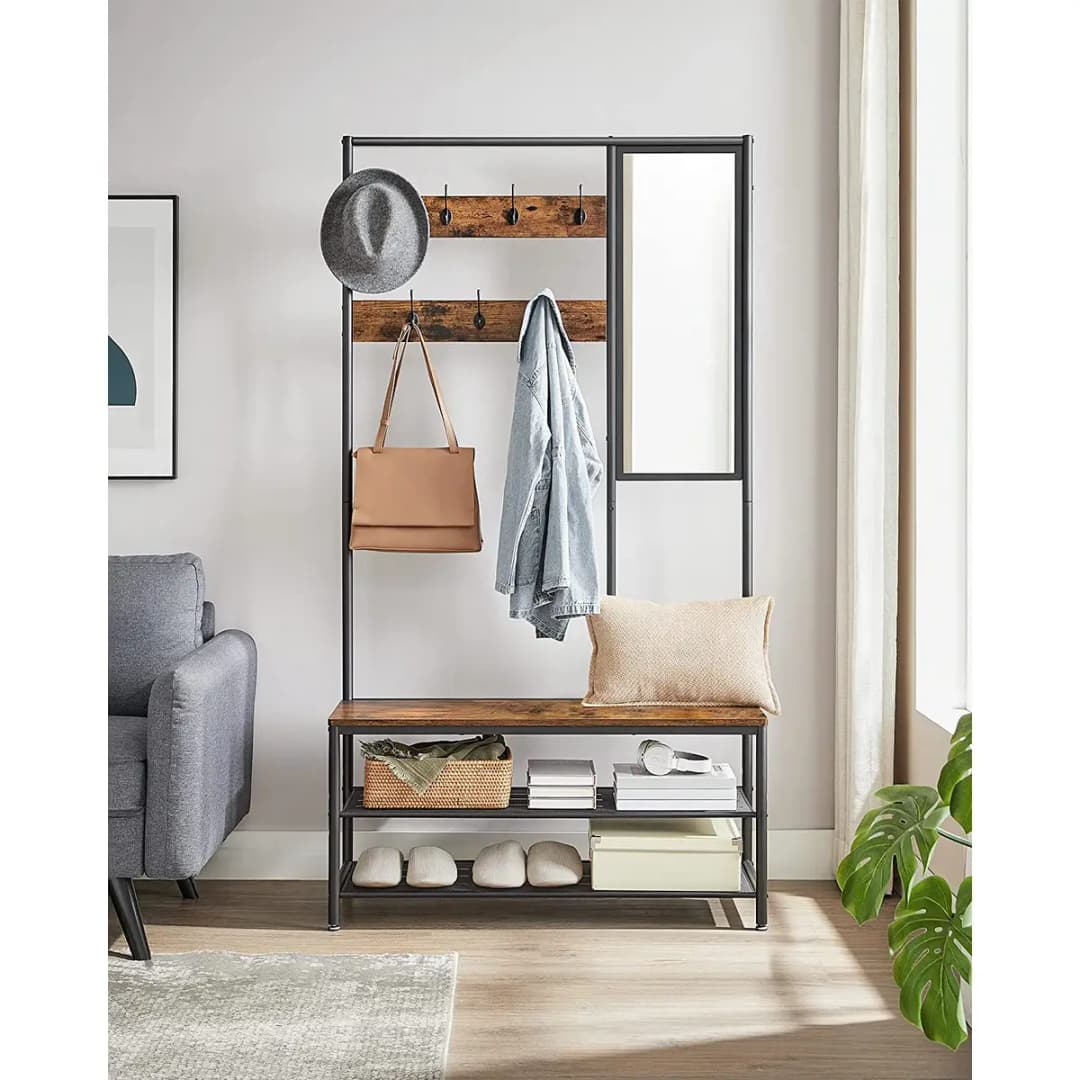 Kompaktgarderobe II | Braun