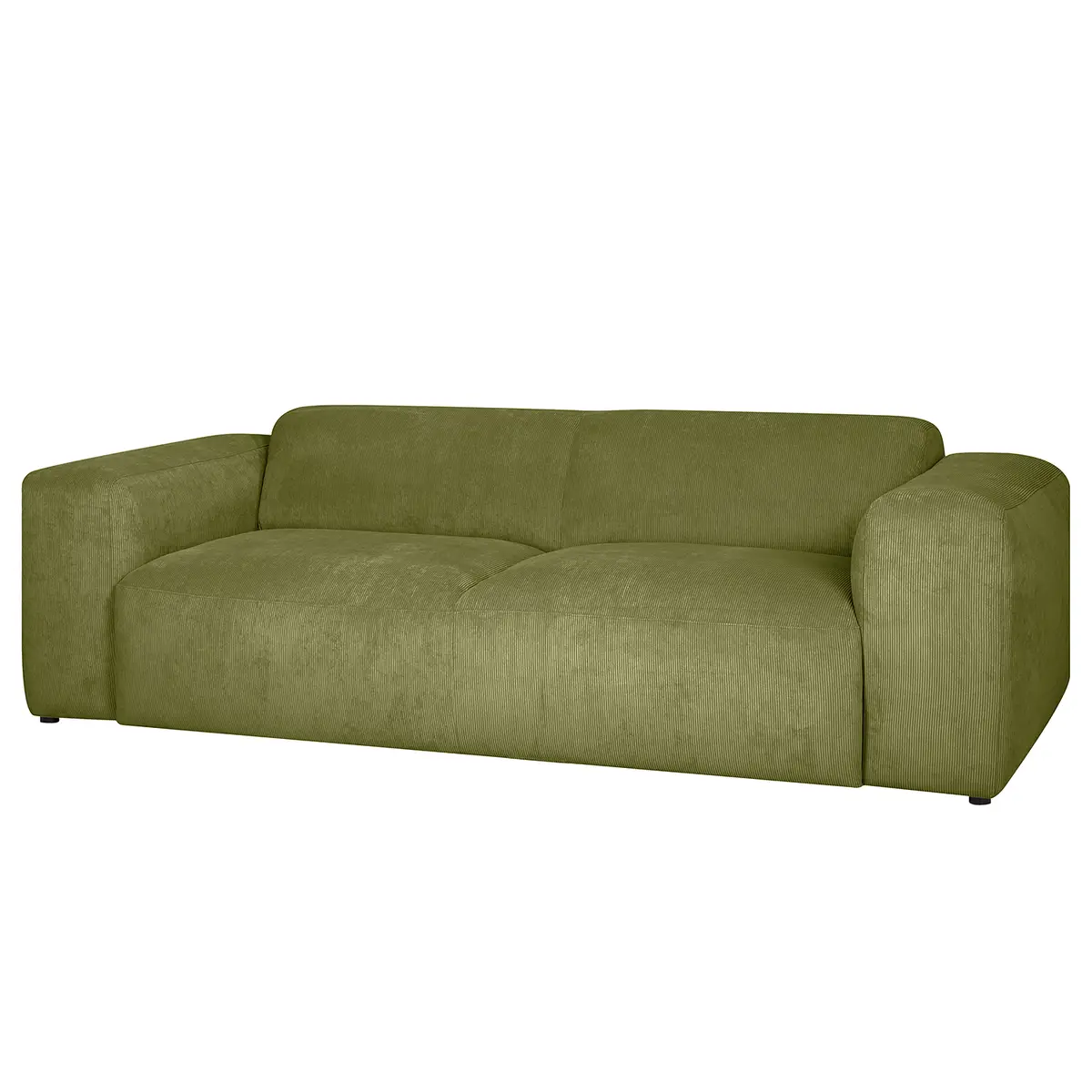 3-Sitzer Sofa Grün Cordstoff Licia | Grün