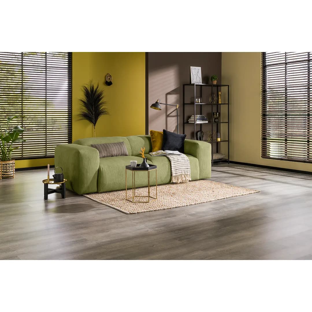 3-Sitzer Sofa Grün Cordstoff Licia | Grün