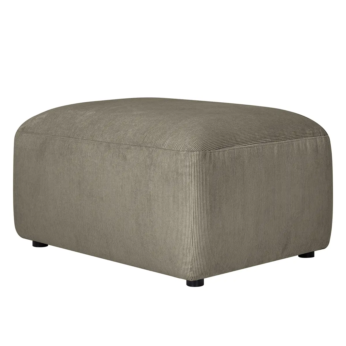 Polsterhocker Licia | Grau