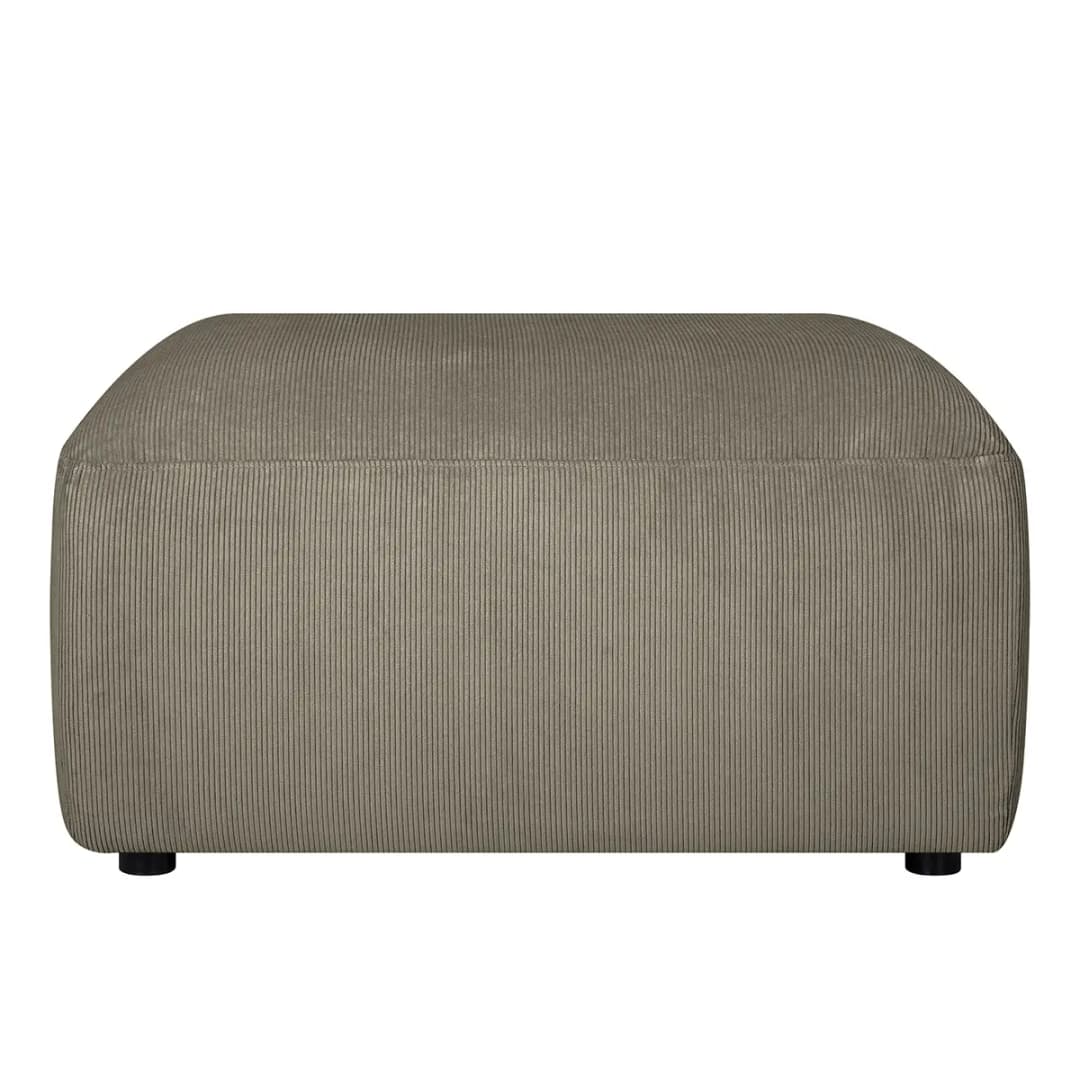 Polsterhocker Licia | Grau