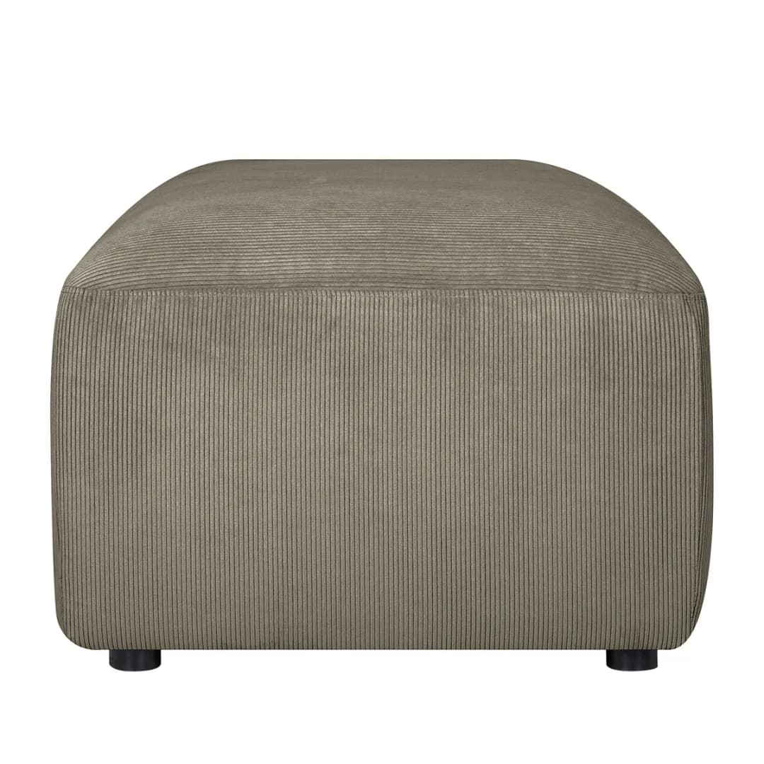 Polsterhocker Licia | Grau