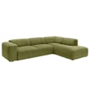 Ecksofa Licia | Grün
