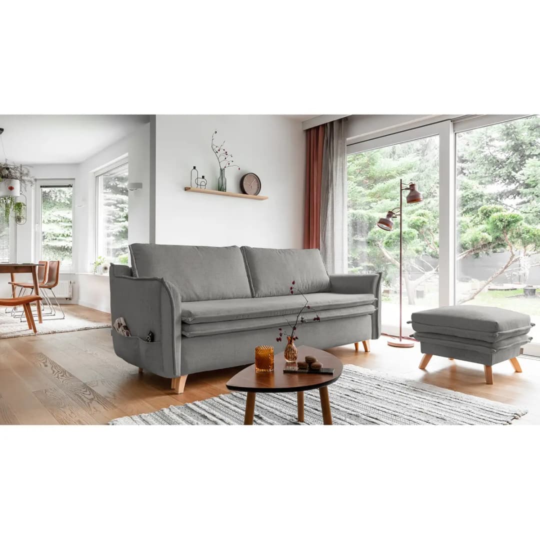 Schlafsofa Neli | Grau