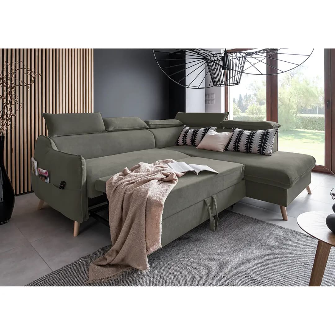 Ecksofa Huesca | Schwarz