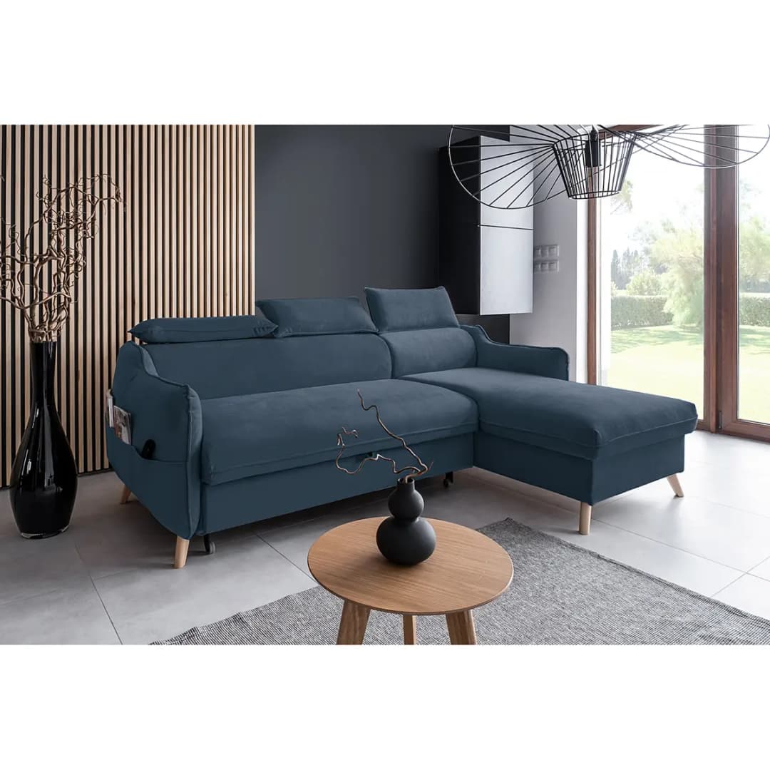 Ecksofa Huesca | Blau