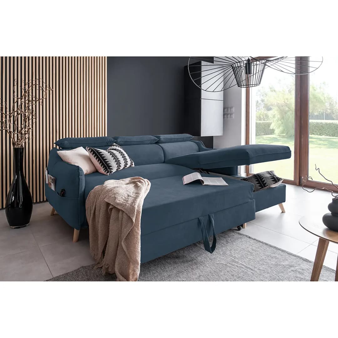 Ecksofa Huesca | Blau