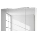 Spiegelschrank MYBA I 120cm Weiß/Hochglanz Weiß | Weiß