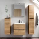 Badezimmerset MYBA VIII 4-teilig 120cm Braun/Eiche Dekor
