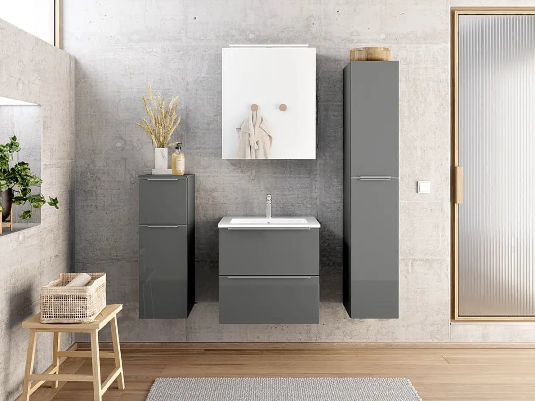 Badezimmerset MYBA VII | Grau