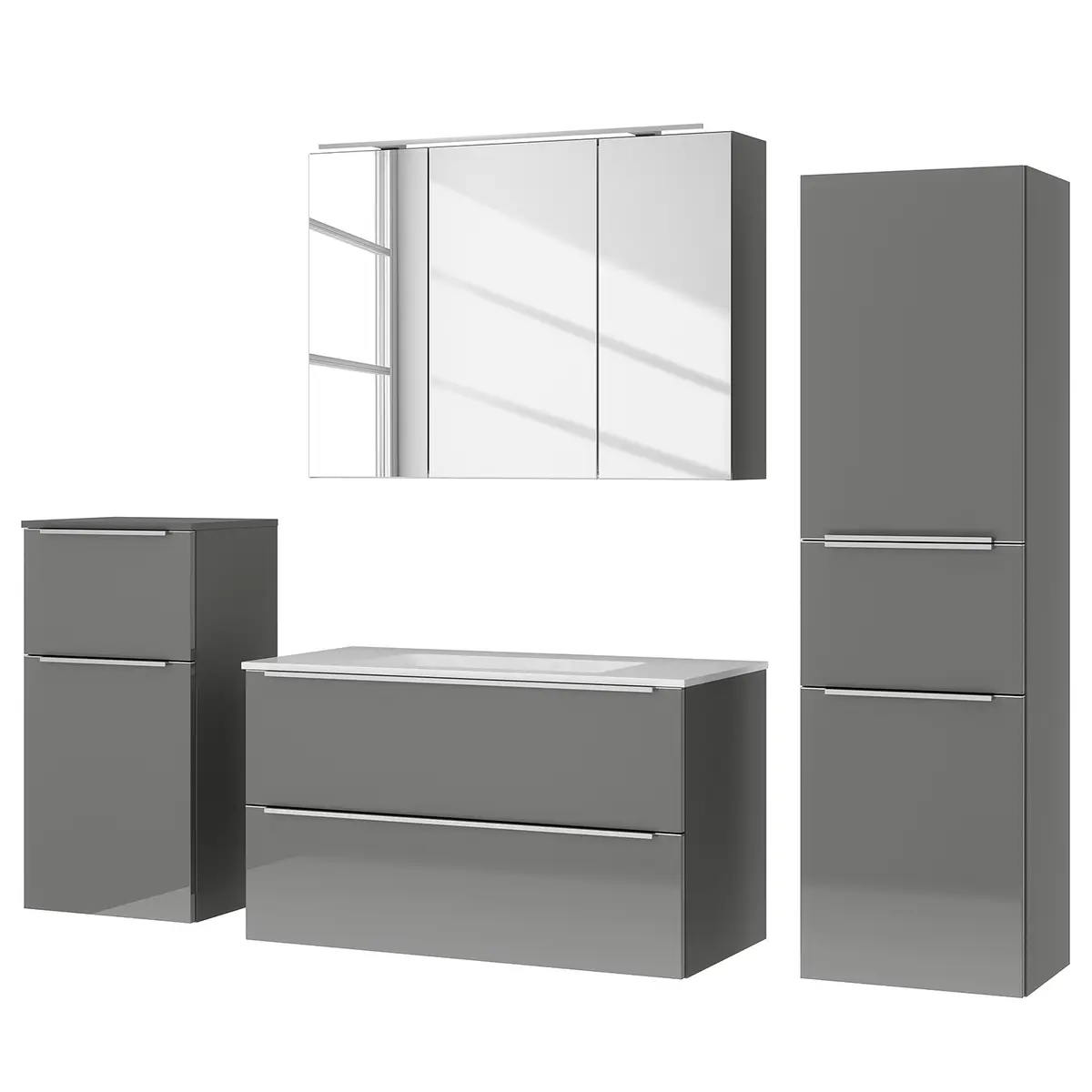 Badezimmerset MYBA VII | Grau